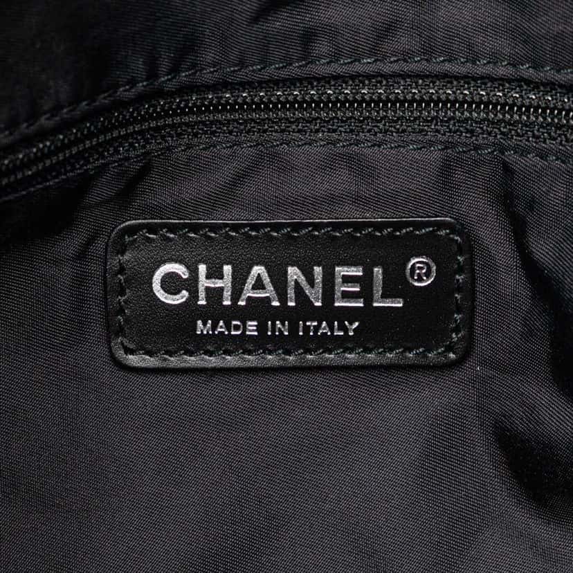 Chanel New Travel Line Nylon Tote Brown Good condition - Box View