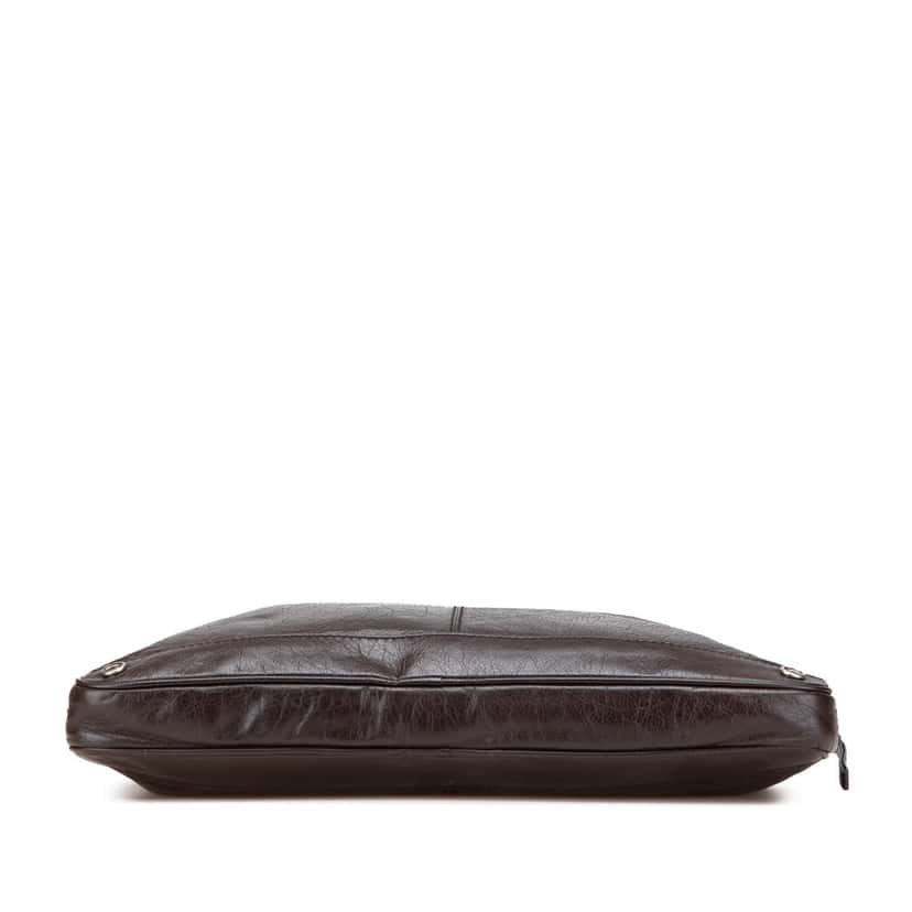 Balenciaga Lambskin Leather Briefcase Brown Leather Good condition - Inside View