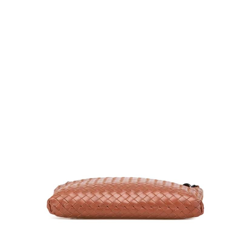 Bottega Veneta Leather Intrecciato Crossbody Brown Leather Very good condition - Inside View
