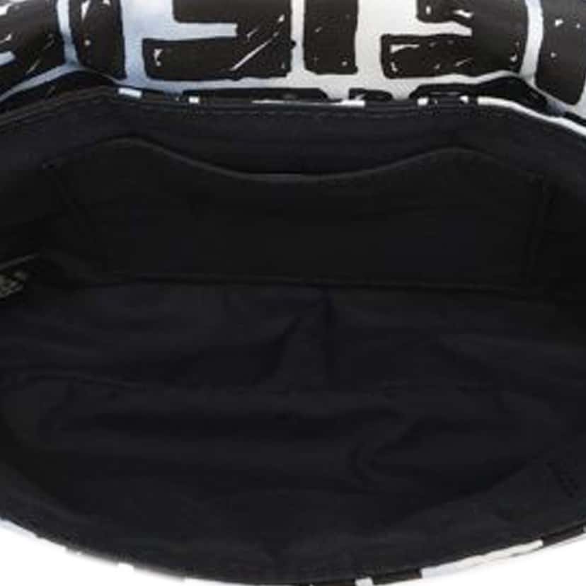 Fendi Joshua Vides Mini Zucca Nylon Convertible Baguette Satchel Blue Good condition - Model View