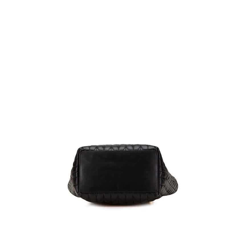 Gucci Quilted Leather Tote Black Leather Good condition - Inside View