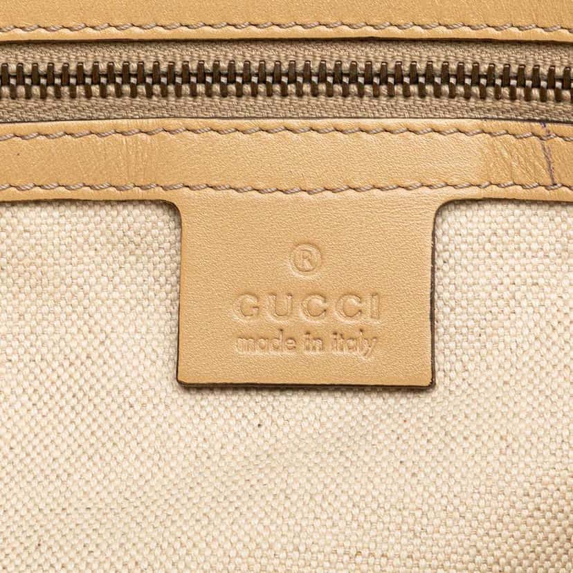 Gucci Large Guccissima Scarlett Tote Brown Leather Good condition - Box View