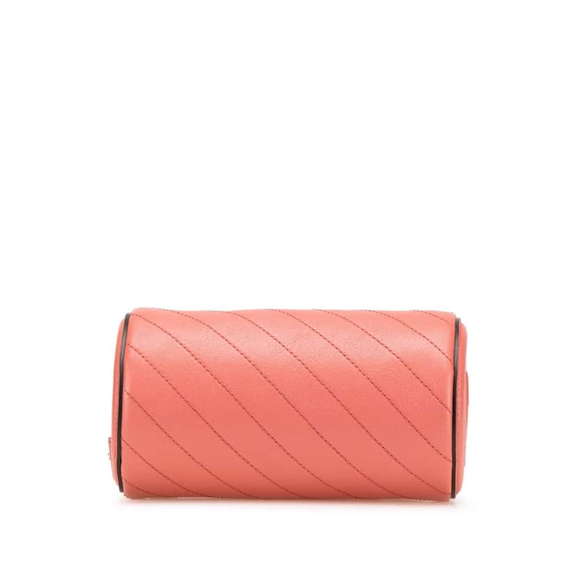 Gucci Mini Leather Blondie Barrel Shoulder Bag Pink Leather Good condition - Inside View
