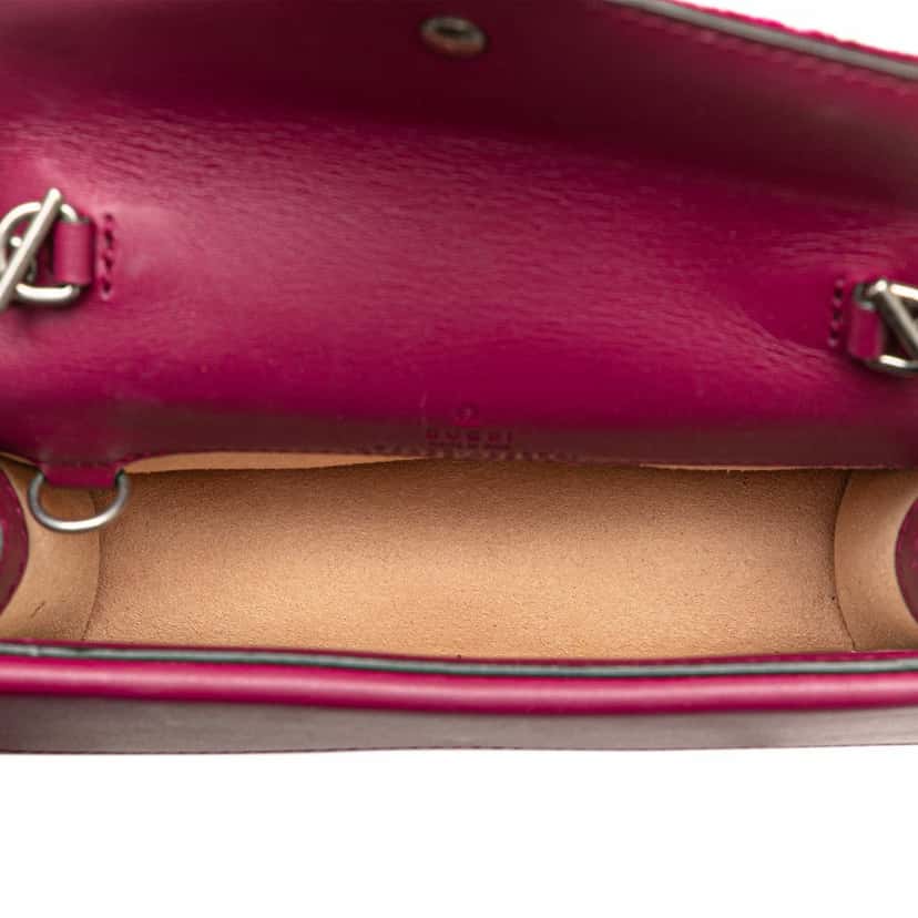 Gucci Super Mini Velvet Dionysus Crossbody Purple Velvet Good condition - Model View