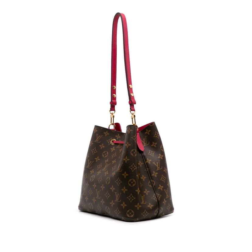 Louis Vuitton Monogram Neonoe MM Brown Canvas Good condition - Back View