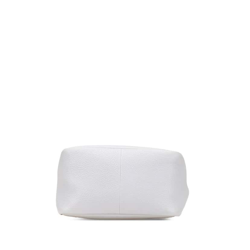Prada Vitello Daino Dynamique Hobo White Leather Good condition - Inside View