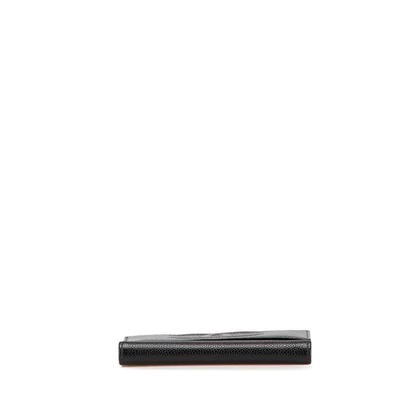 Chanel CC Caviar Trifold Wallet Black Leather Good condition - Inside View