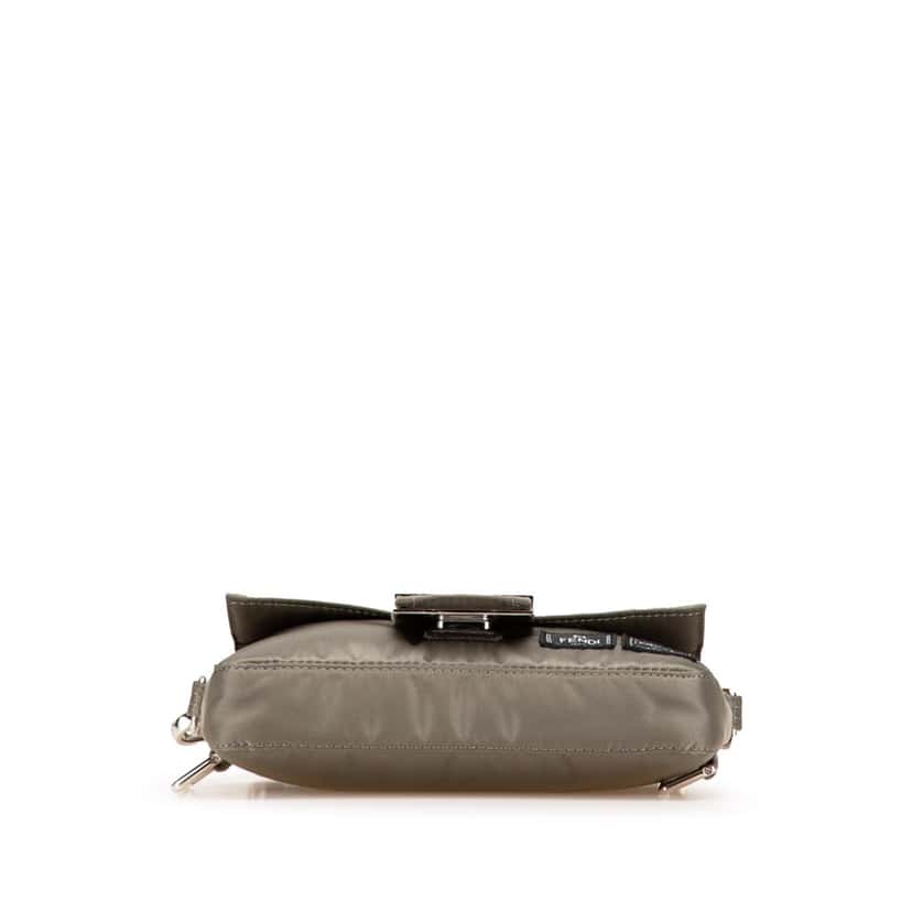 Fendi Porter Yoshida Nylon Baguette Satchel Brown Good condition - Inside View
