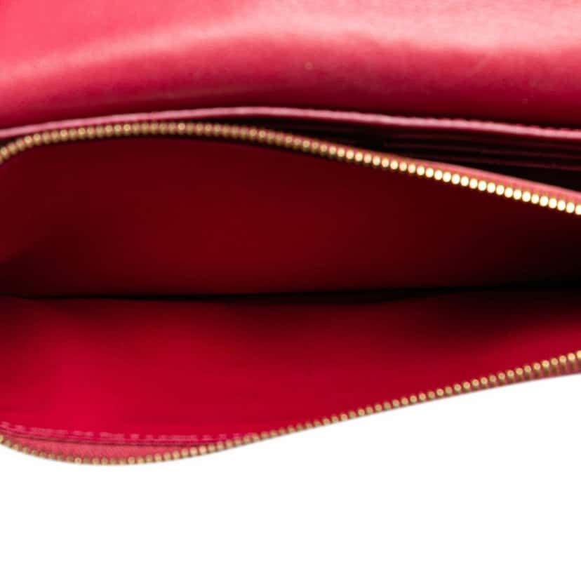 Louis Vuitton Monogram Flore Wallet On Chain Brown Canvas Fair condition - Box View