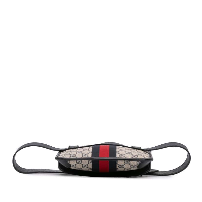 Gucci GG Supreme Ophidia Belt Bag Brown Canvas Good condition - Inside View