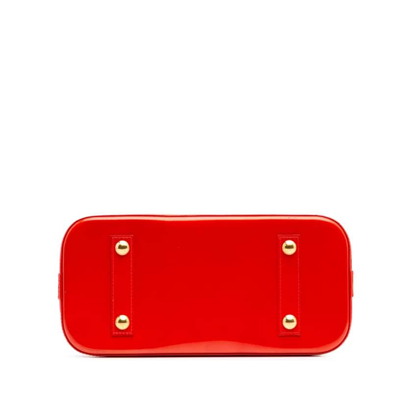 Louis Vuitton Monogram Vernis Alma PM Red Leather Good condition - Inside View