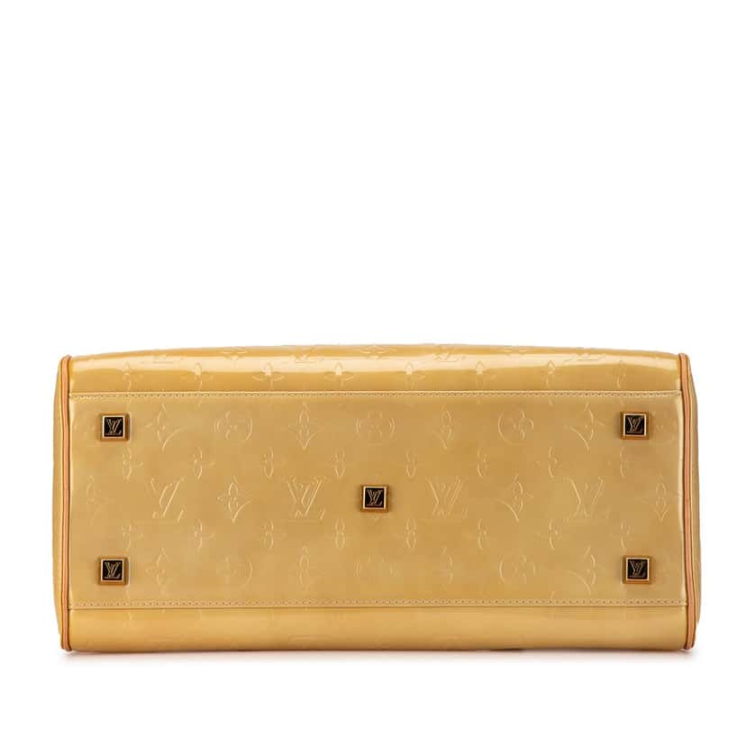 Louis Vuitton Monogram Vernis Tompkins Square Silver Leather Fair condition - Inside View