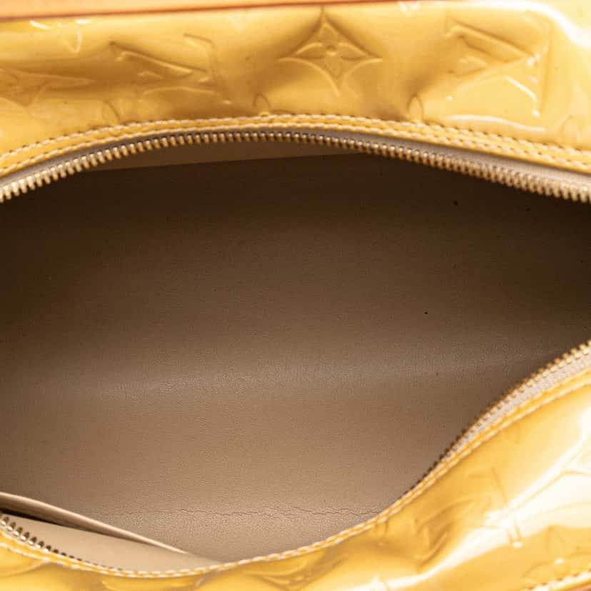 Louis Vuitton Monogram Vernis Tompkins Square Silver Leather Fair condition - Model View