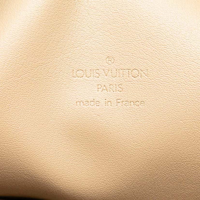 Louis Vuitton Monogram Vernis Tompkins Square Silver Leather Fair condition - Box View