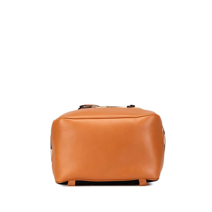 Gucci Dans LeVert GG Nylon Rabbit Backpack Brown Good condition - Inside View