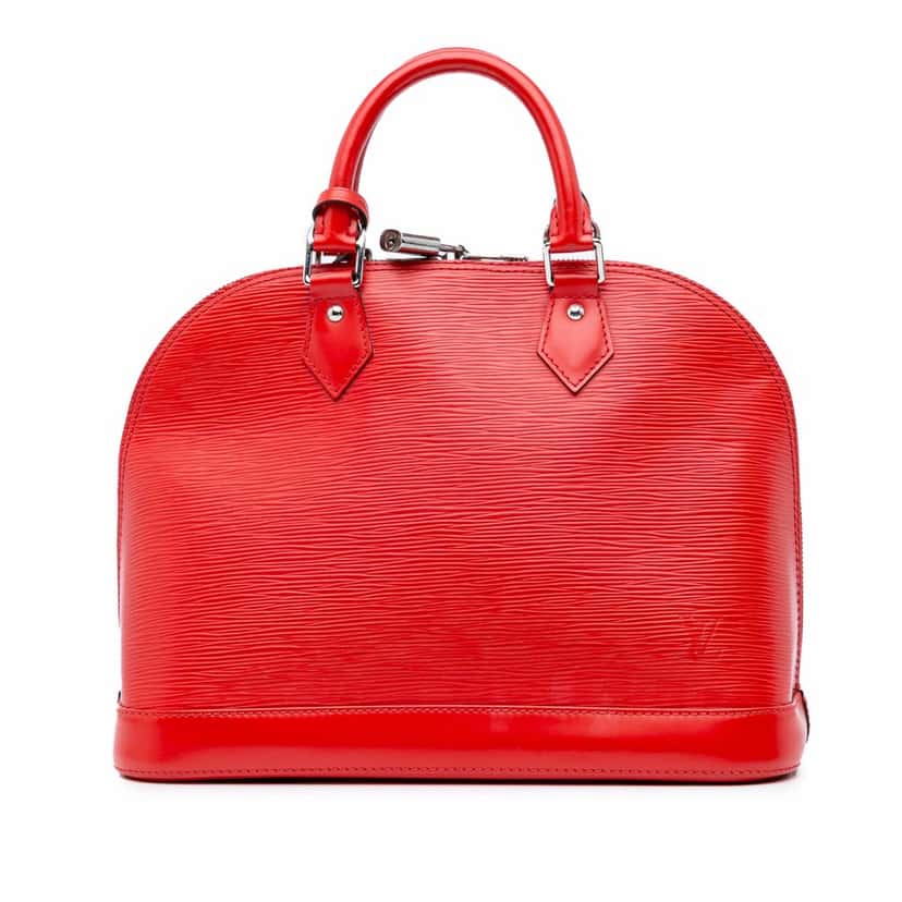 Louis Vuitton Epi Alma PM Red Leather Good condition - Front View