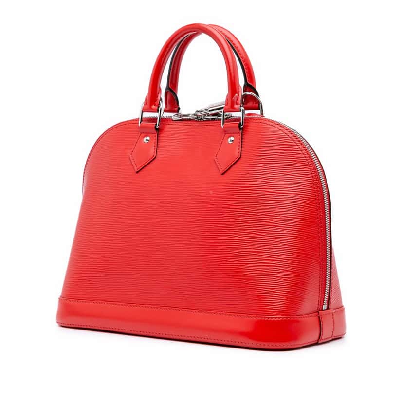 Louis Vuitton Epi Alma PM Red Leather Good condition - Back View