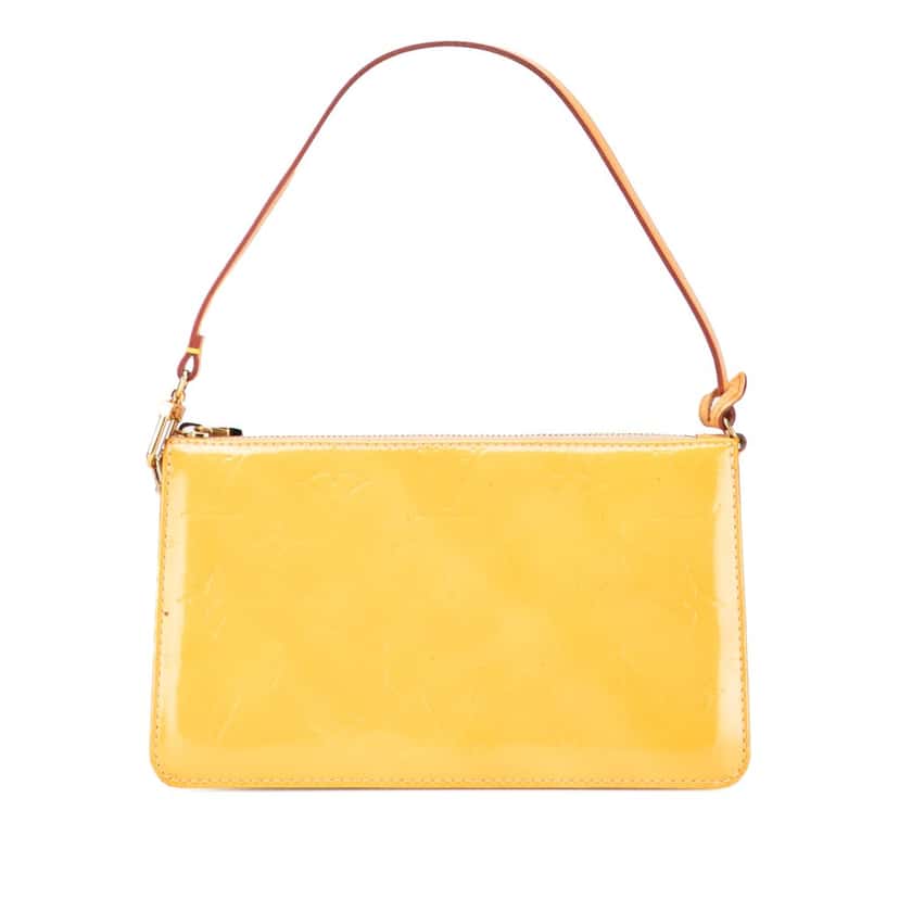 Louis Vuitton Monogram Vernis Pochette Lexington Brown Leather Fair condition - Front View