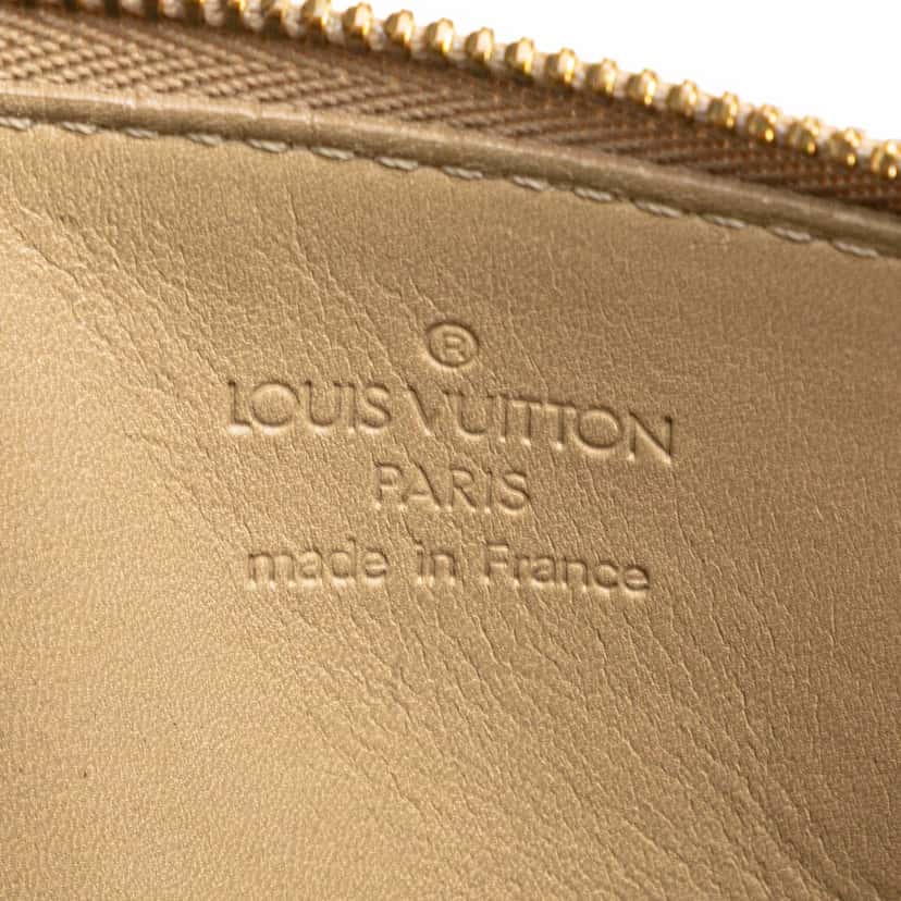 Louis Vuitton Monogram Vernis Pochette Lexington Brown Leather Fair condition - Box View