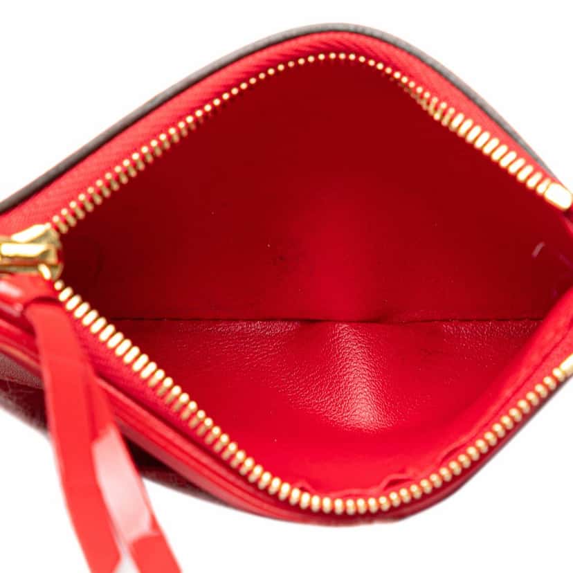 Louis Vuitton Monogram Vernis Angry Bird Victorine Wallet Red Leather Good condition - Model View