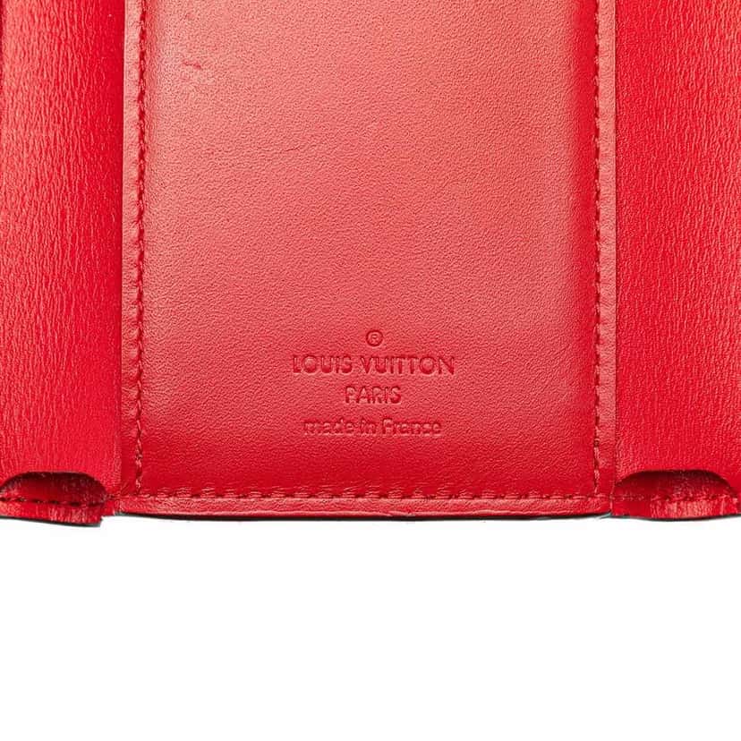 Louis Vuitton Monogram Vernis Angry Bird Victorine Wallet Red Leather Good condition - Box View