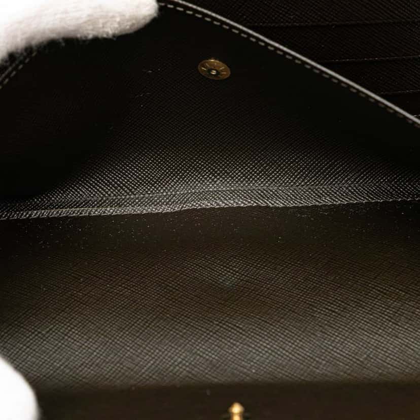 Louis Vuitton Monogram Mini Lin Porte Tresor International Grey Canvas Good condition - Box View
