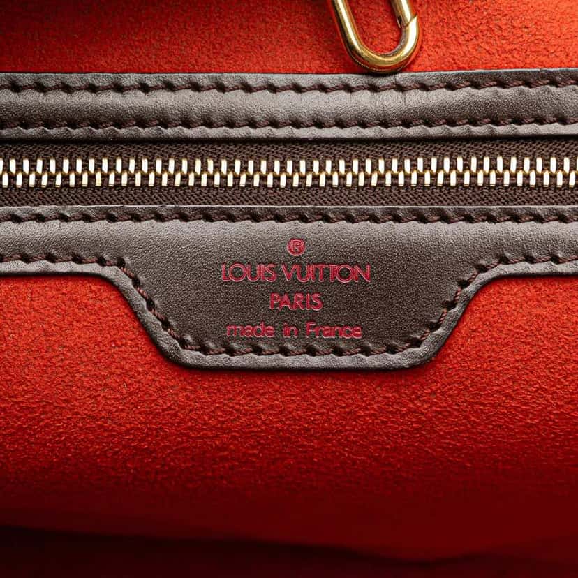Louis Vuitton Damier Ebene Manosque PM Brown Canvas Good condition - Box View