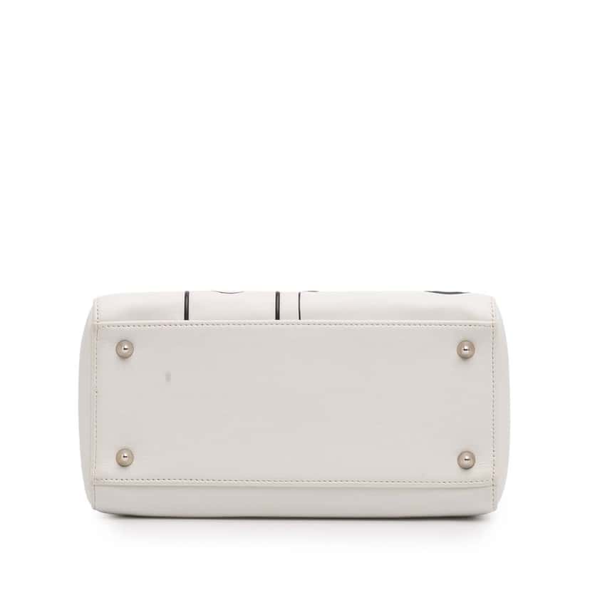 Dior Medium Lambskin Paradise Lady Dior White Leather Good condition - Inside View