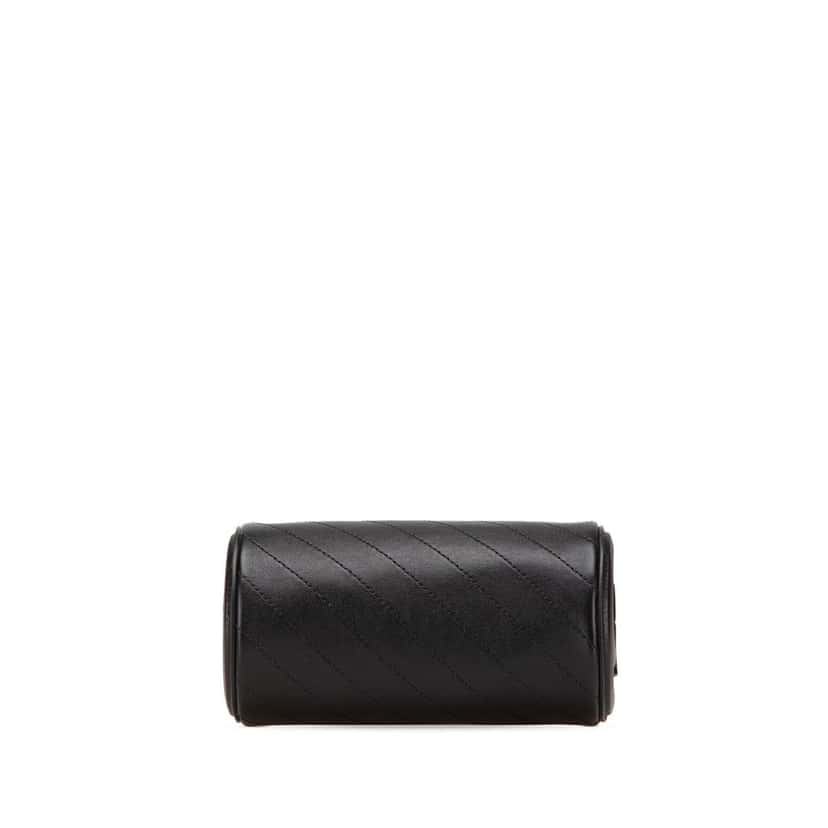 Gucci Mini Leather Blondie Barrel Shoulder Bag Black Leather Good condition - Inside View