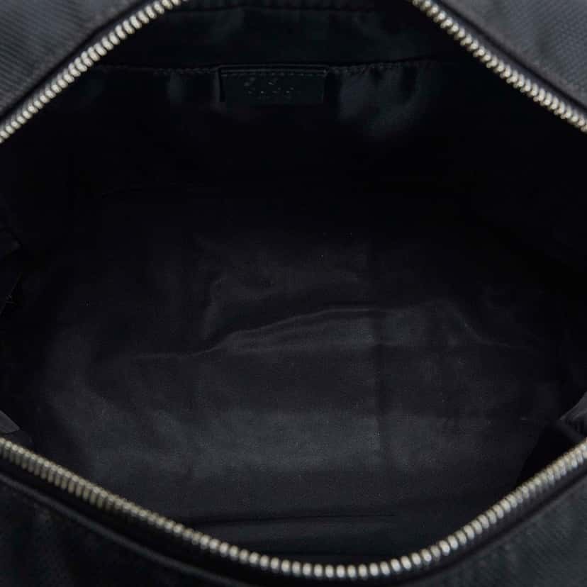 Gucci Techno Web Canvas Clutch Black Canvas Good condition - Box View