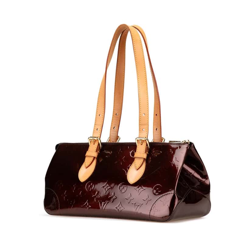 Louis Vuitton Monogram Vernis Rosewood Avenue Red Leather Good condition - Back View