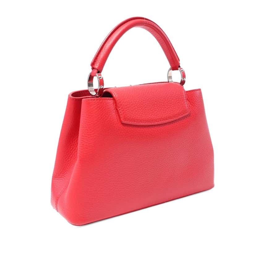 Louis Vuitton Taurillon Capucines BB Red Leather Good condition - Back View