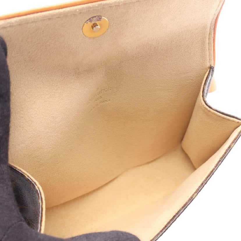 Louis Vuitton Monogram Pochette Florentine Brown Canvas Good condition - Inside View
