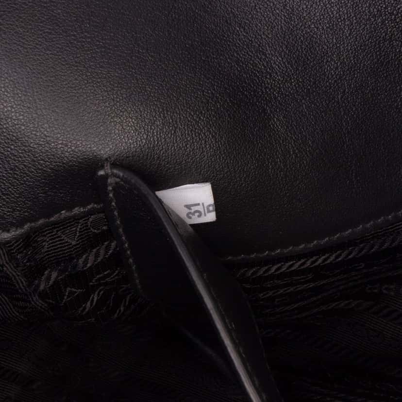 Prada Bicolor Grace Lux Concept Top Handle Bag Black Leather Good condition - Box View
