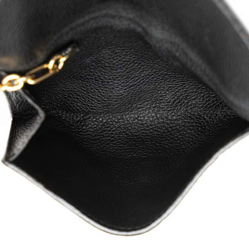 Louis Vuitton Monogram Empreinte Key Pouch Black Leather Good condition - Model View