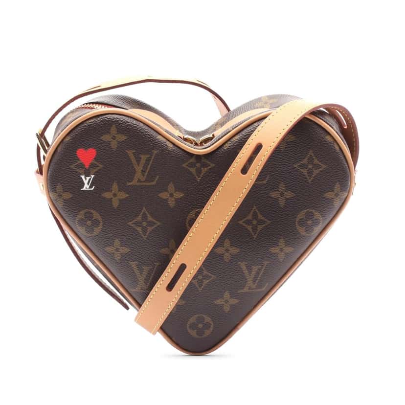 Louis Vuitton Monogram Game on Coeur Brown Canvas Good condition - Front View