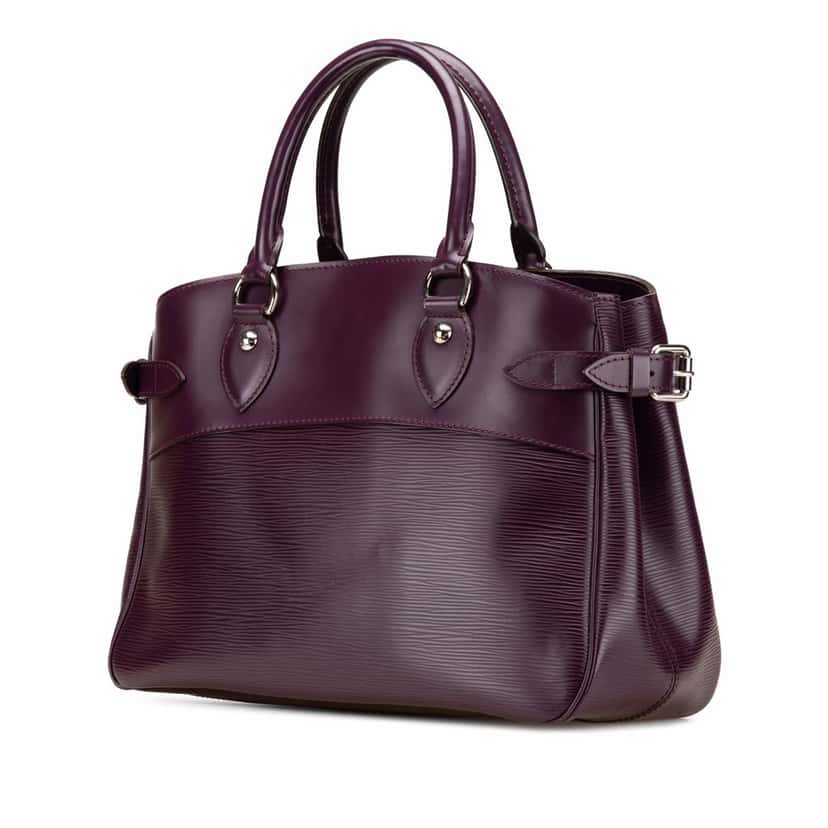 Louis Vuitton Epi Passy PM Purple Leather Good condition - Back View