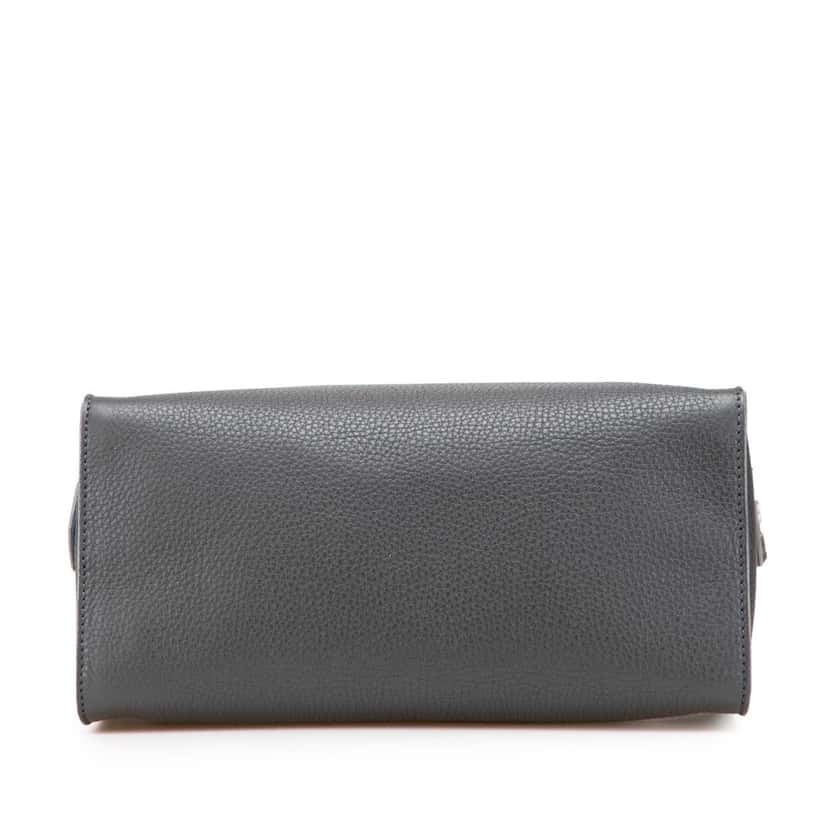 Fendi Leather Selleria Lei Satchel Grey Leather Good condition - Inside View