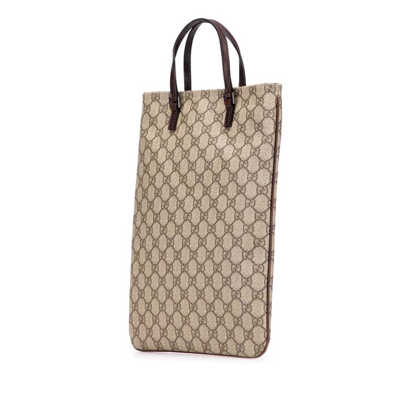 Gucci GG Supreme Tote Brown Canvas Good condition - Back View