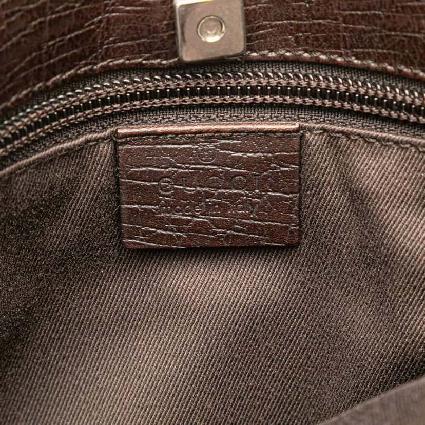 Gucci GG Supreme Tote Brown Canvas Good condition - Box View