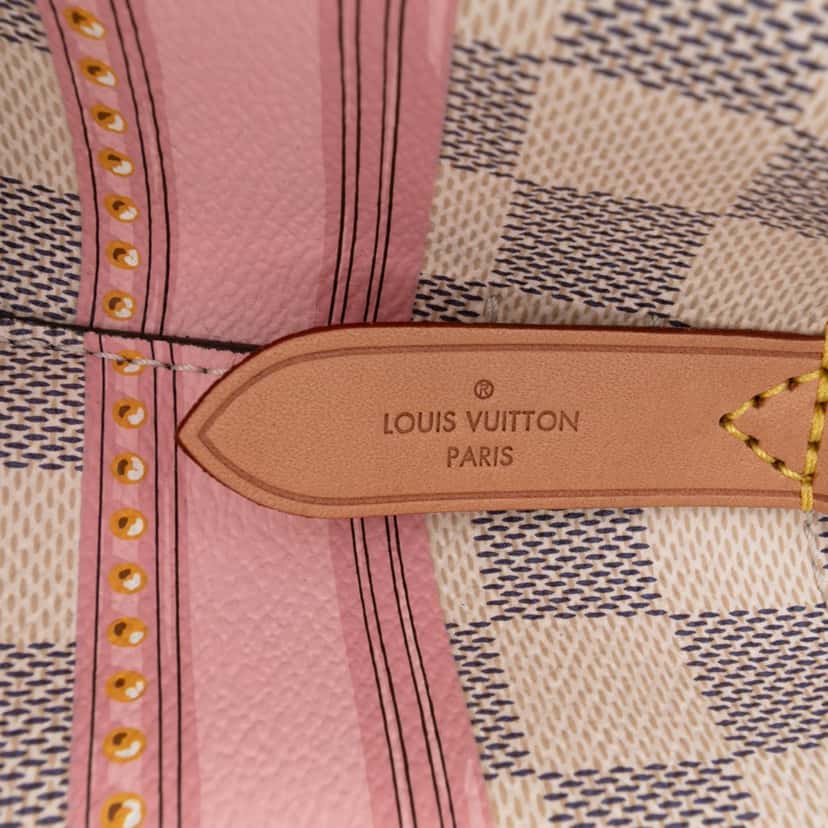 Louis Vuitton Damier Azur Summer Trunks Neonoe White Canvas Good condition - Box View