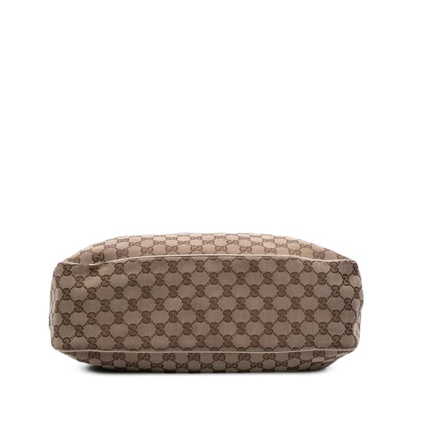 Gucci GG Canvas Sukey Tote Brown Canvas Good condition - Inside View