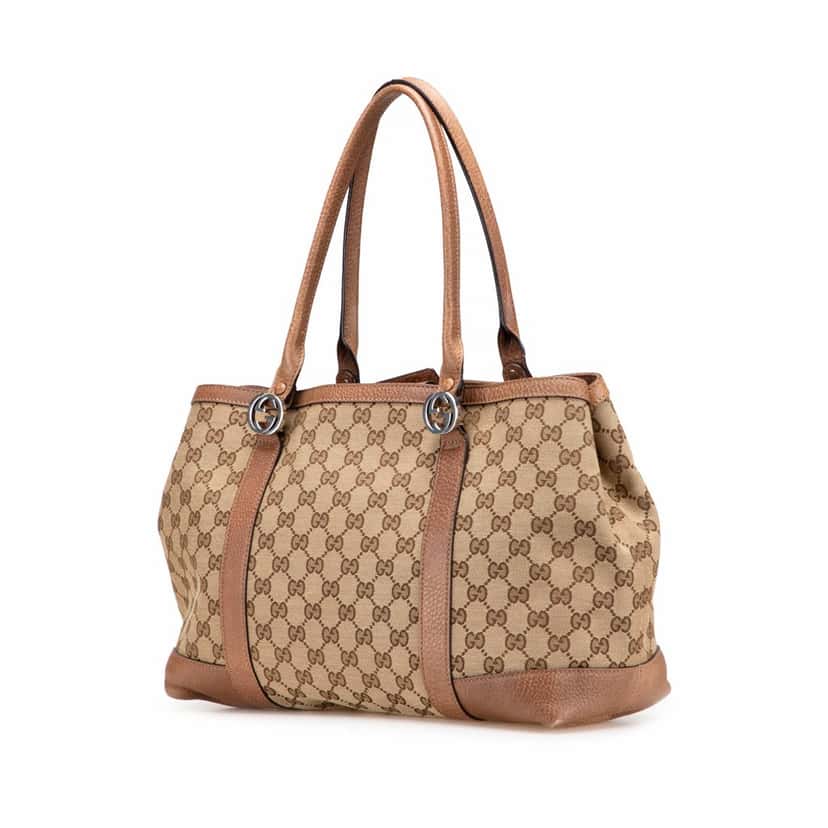 Gucci GG Canvas Miss GG Tote Brown Canvas Good condition - Back View