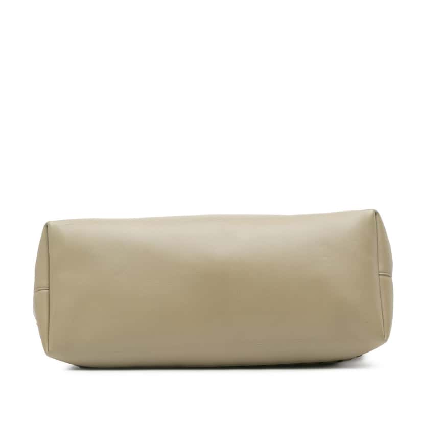 Bottega Veneta Nappa Intrecciato Fold Over Crossbody Brown Leather Good condition - Inside View