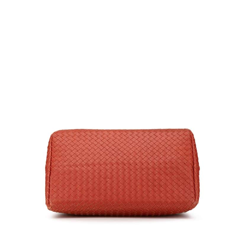 Bottega Veneta Nappa Intrecciato Milano Tote Red Leather Good condition - Inside View