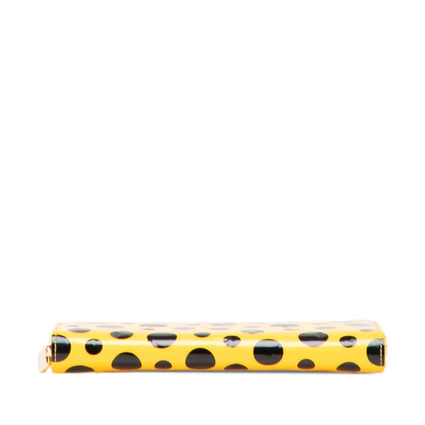 Louis Vuitton Yayoi Kusama Monogram Vernis Infinity Dots Zippy Wallet Yellow Leather Good condition - Inside View