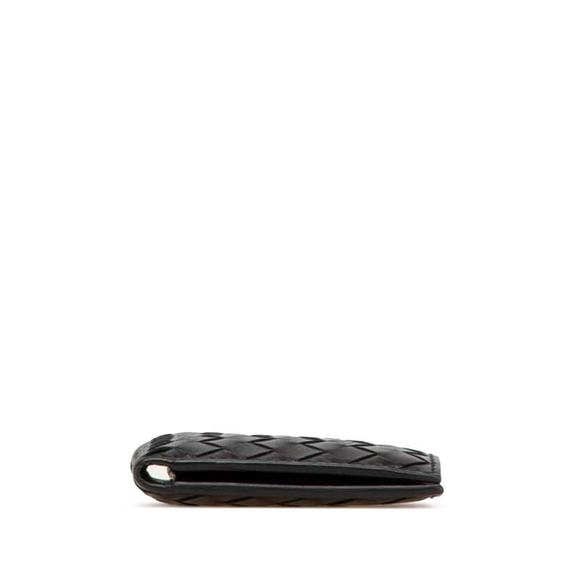 Bottega Veneta Nappa Intrecciato Bifold Card Case Black Leather Good condition - Inside View