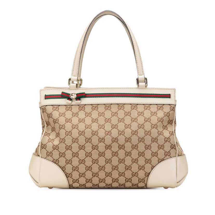 Gucci GG Canvas Mayfair Tote Brown Canvas Good condition - Front View