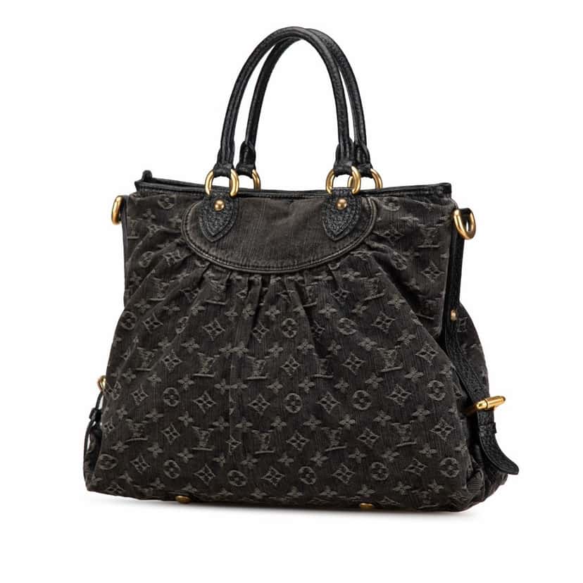 Louis Vuitton Monogram Denim Neo Cabby GM Black Denim Good condition - Back View