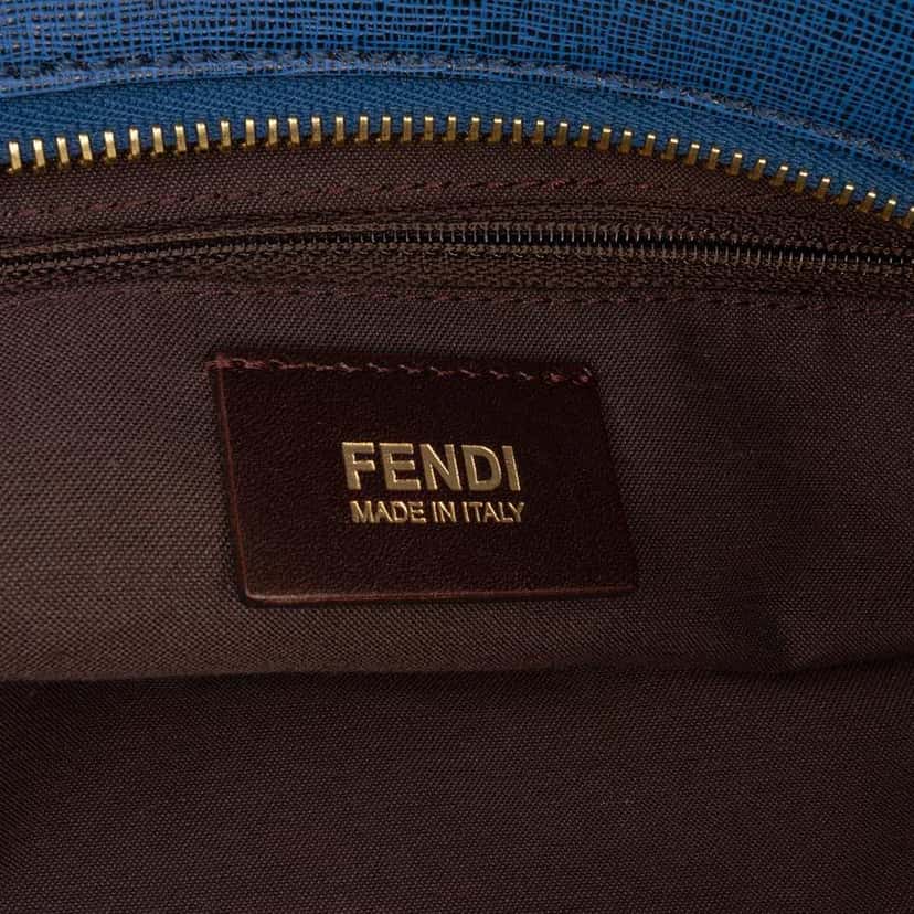 Fendi Zucca Canvas Roll Tote Brown Canvas Good condition - Box View